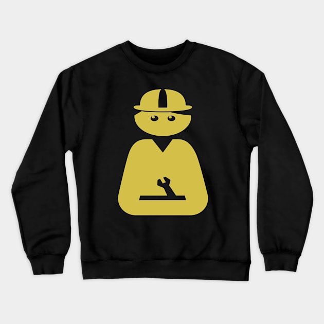 construction worker Crewneck Sweatshirt by FromBerlinGift